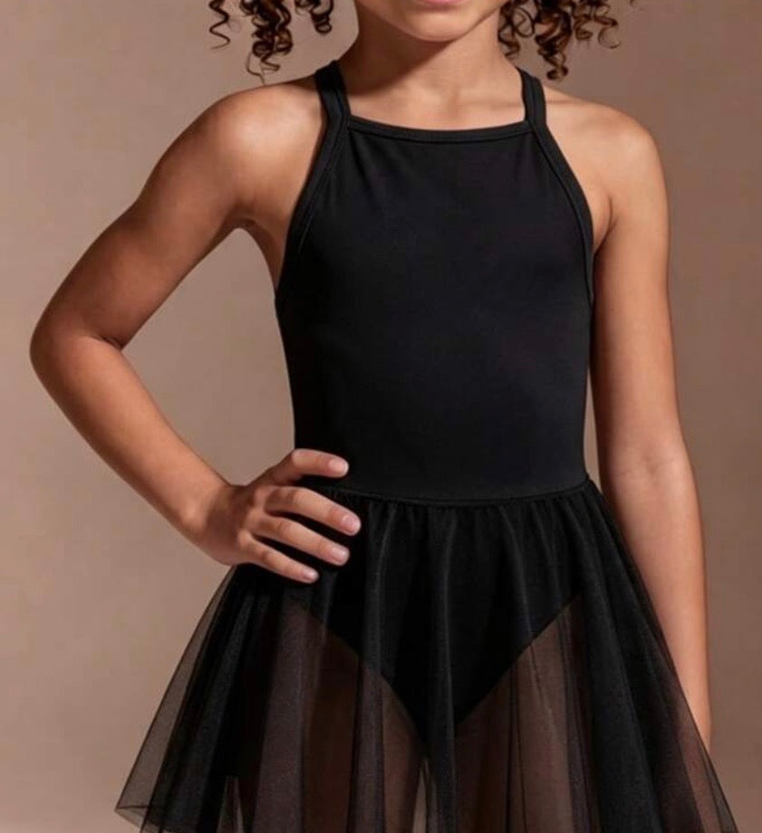 Black Leo w Skirt