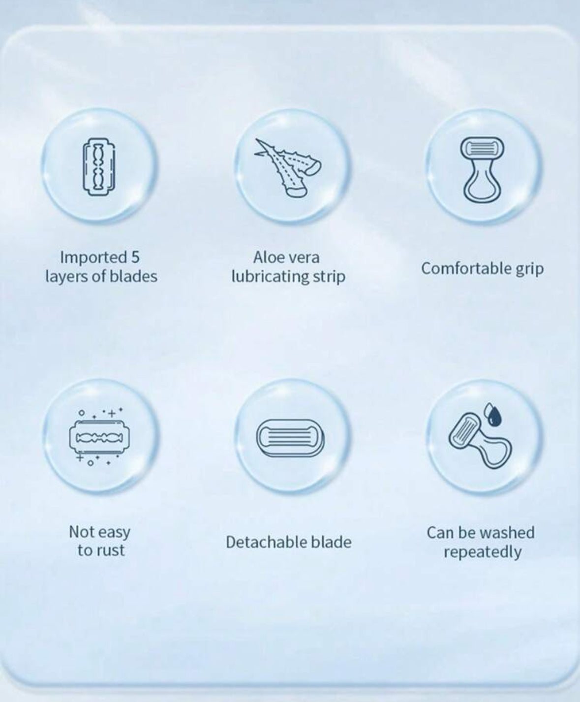 LuxeGlide Travel Razor