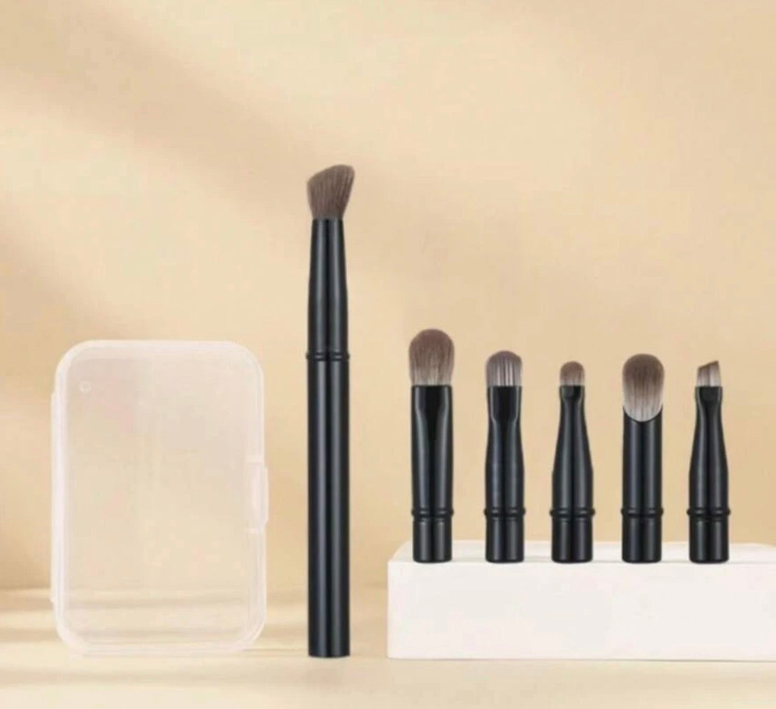 6pcs Portable Makeup Brush Set
