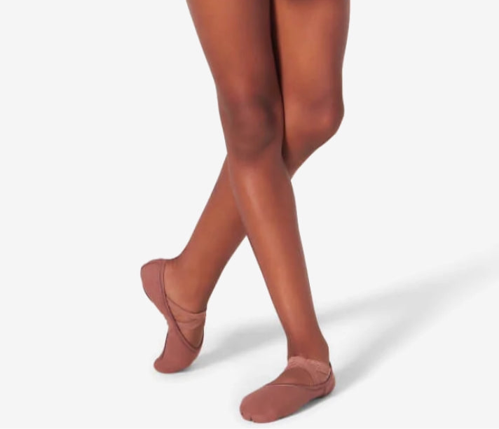 Capezio Hanami® Canvas Ballet Shoe (Mocha)