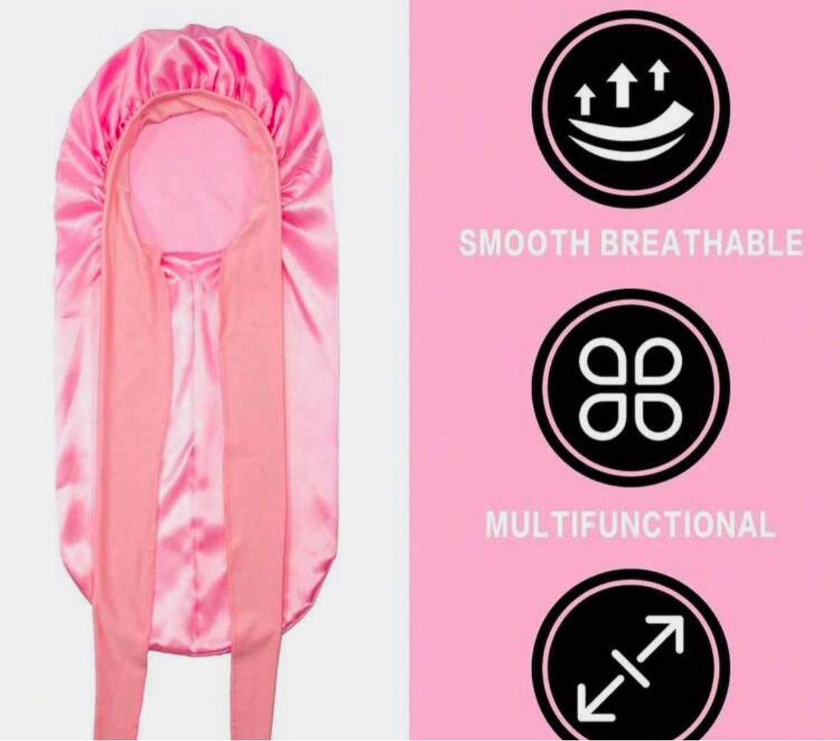 Silky Stain Resistant Hair Bonnet