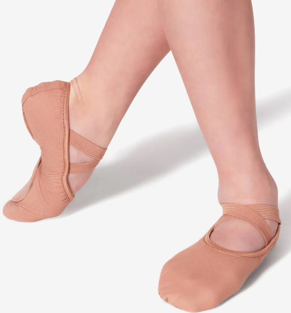 Capezio Hanami® Canvas Ballet Shoe (Nude)
