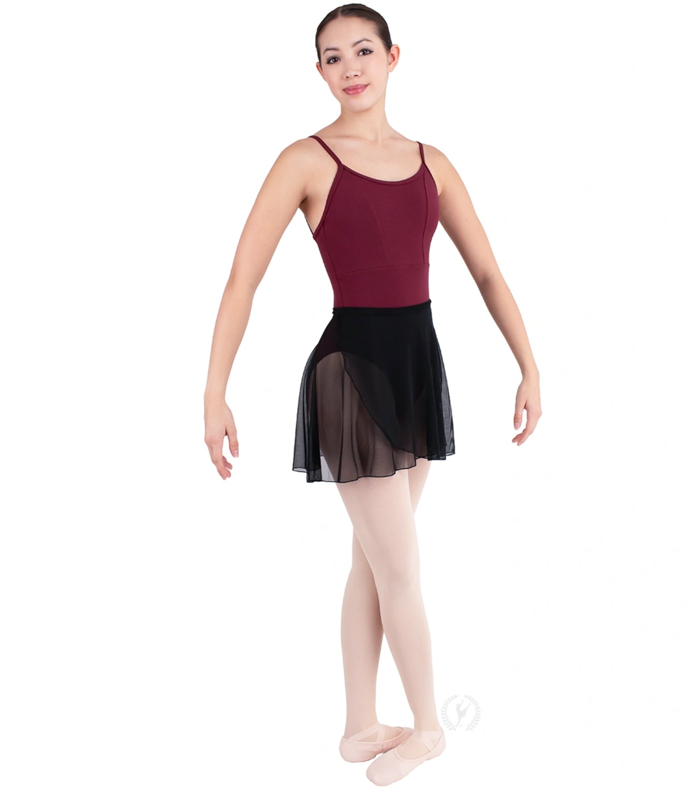 Eurotard Womens Mesh Wrap Skirt