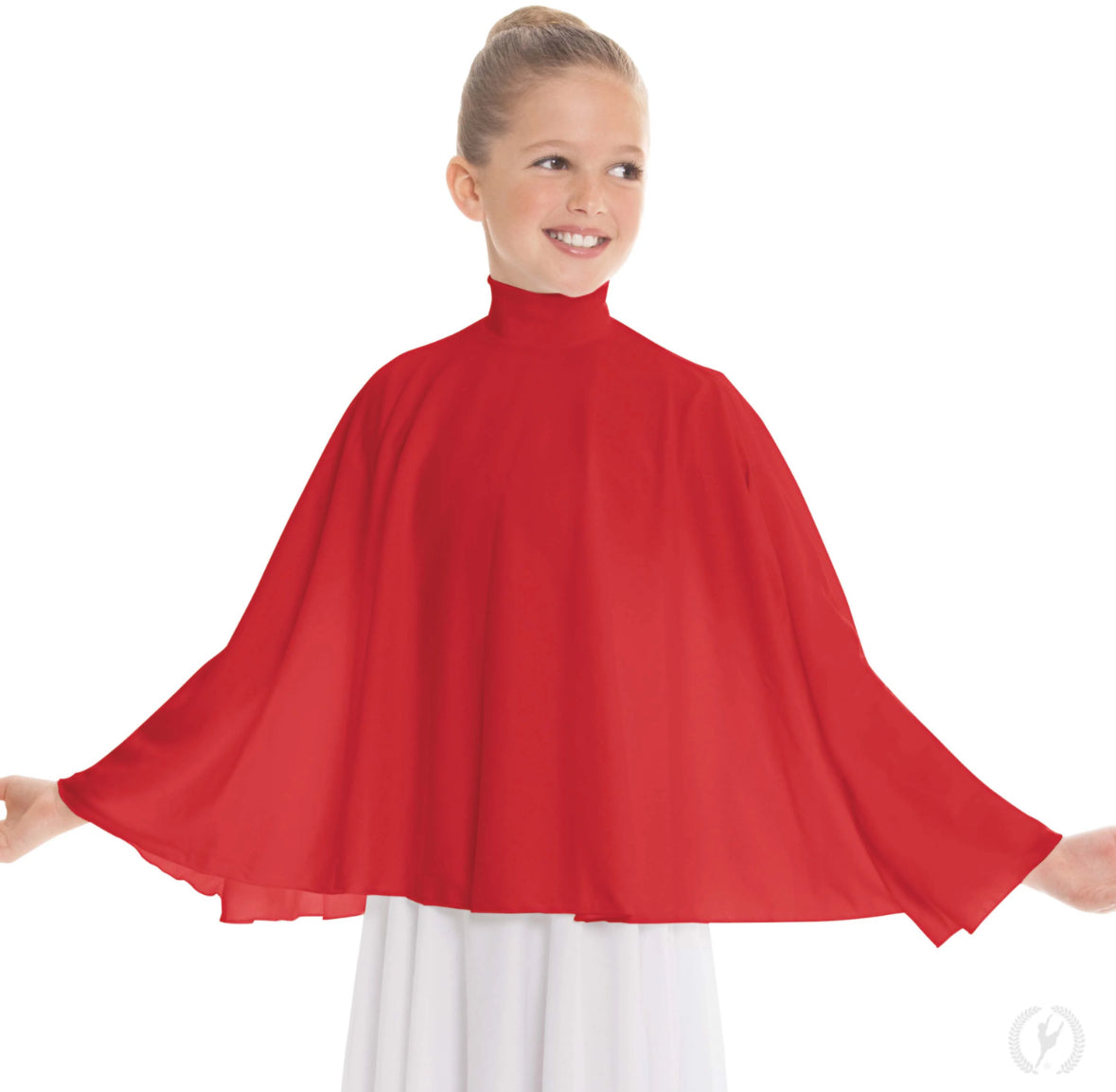 Eurotard Children’s Polyester Mock Neck Praise Cape