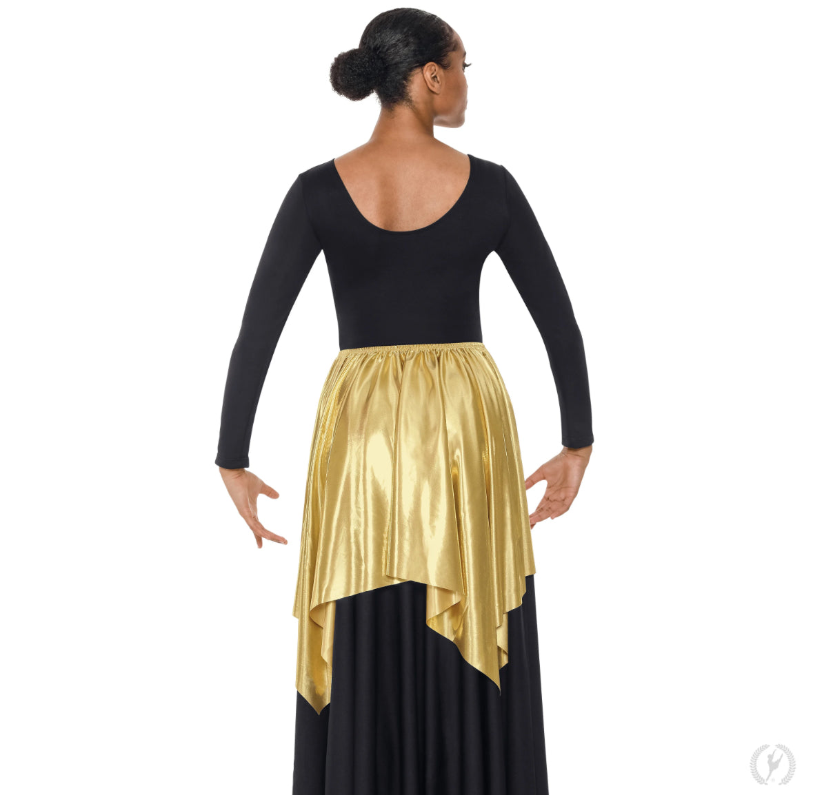 Eurotard Gold Lamé Metallic 3-in-1 Overlay