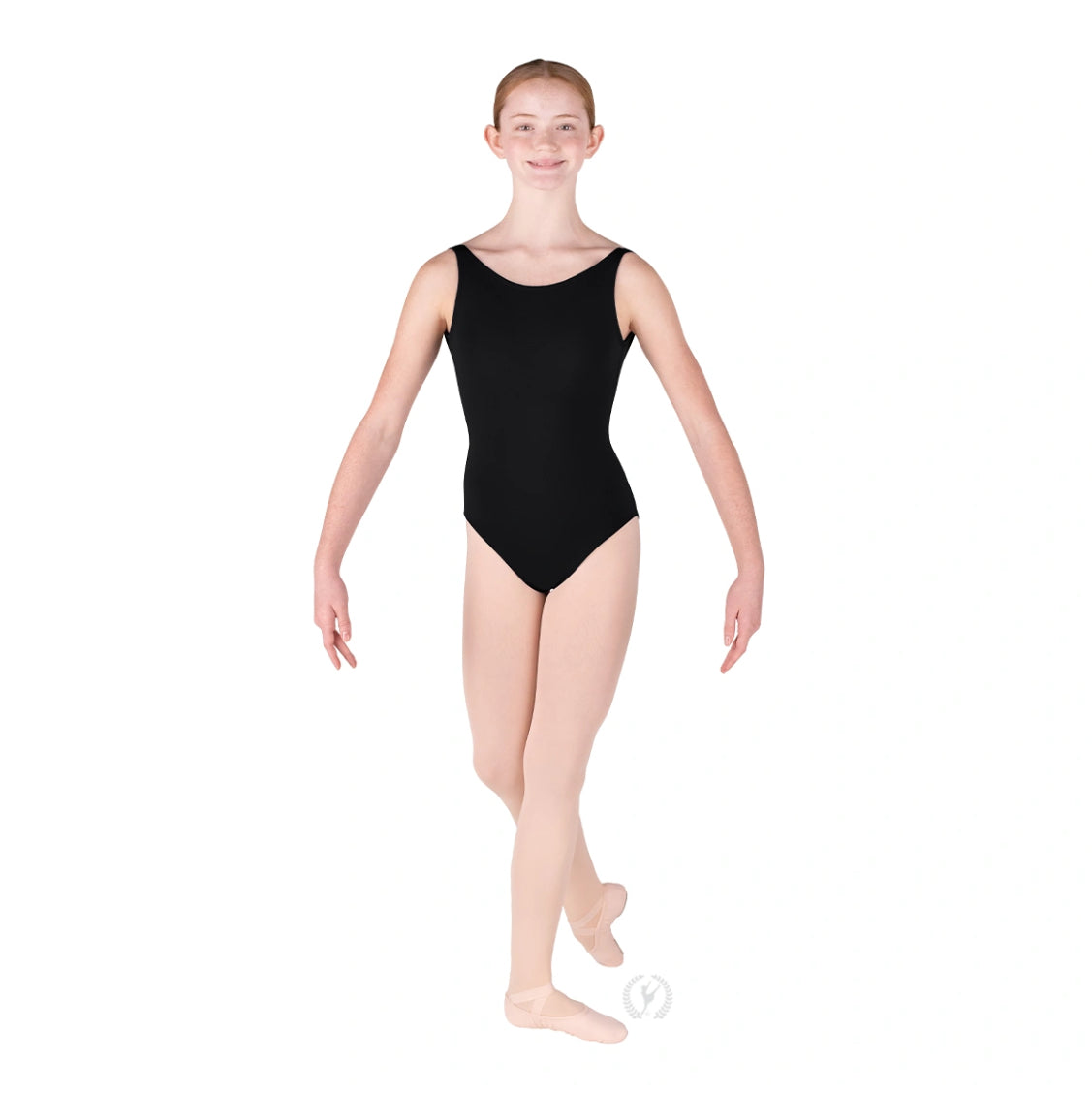 Eurotard Girls Microfiber Open Back Tank Leotard