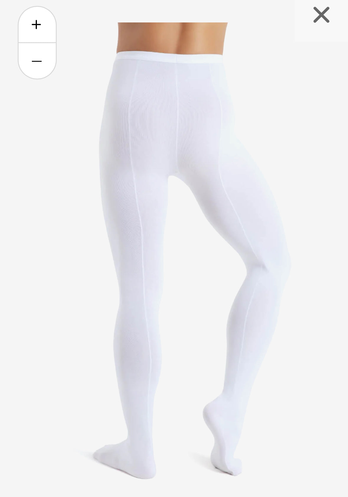 Capezio Men’s Footed Tights with Backseam 