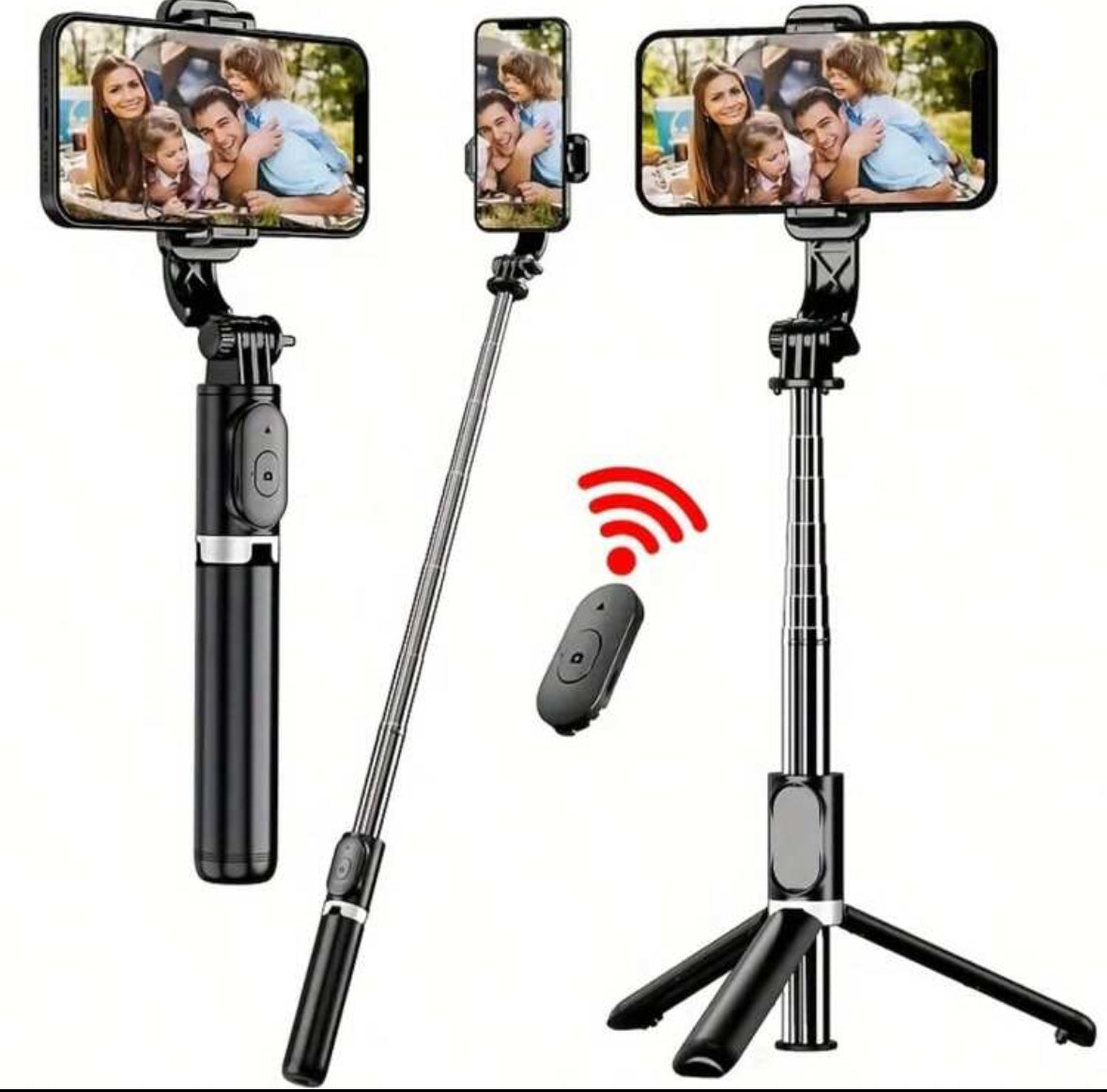 Luxe Selfie Stick/Tripod with Wireless Remote