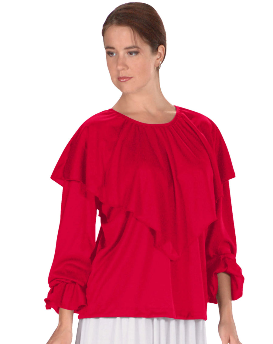 Eurotard Humble Servant Loose Fit Shawl Collar Praise Top