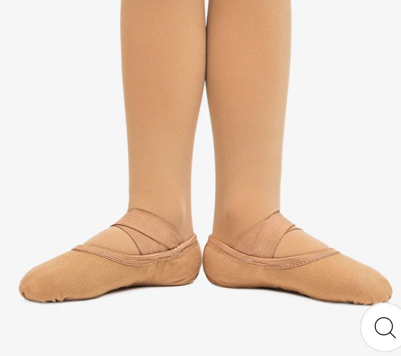 SoDanca Children’s Bliss Canvas Ballet Shoes (Suntan and Mocha)