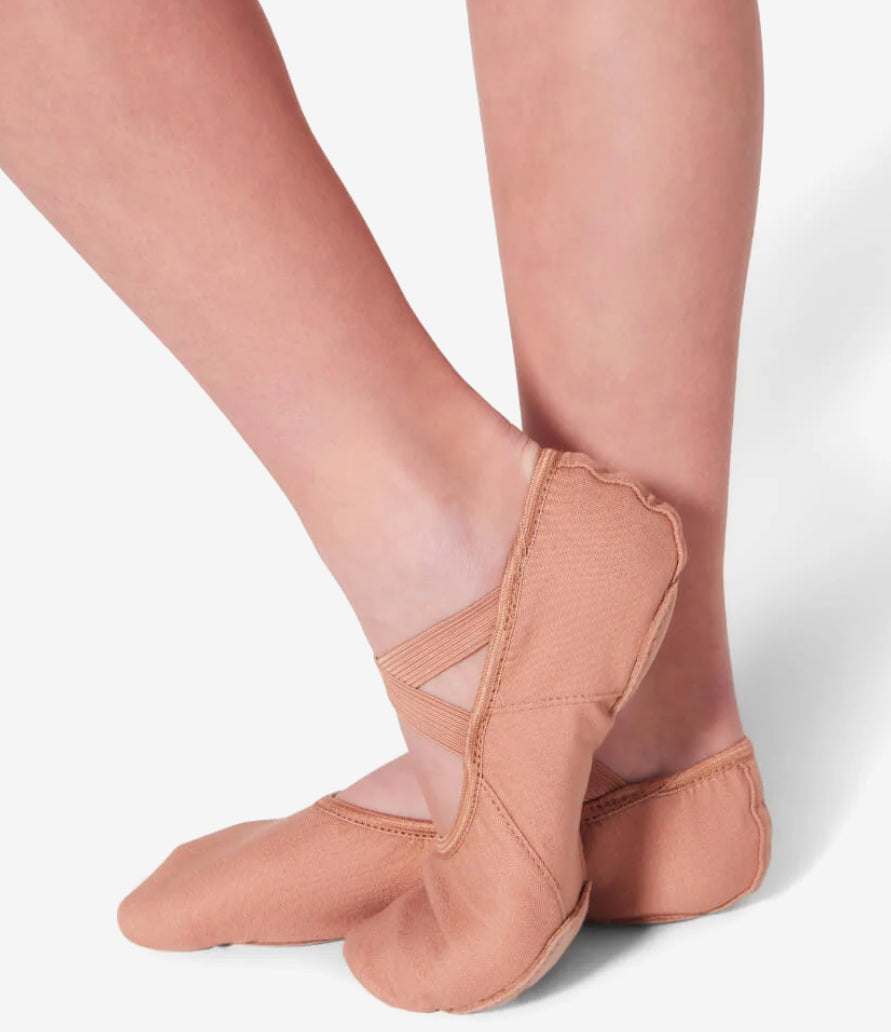 Capezio Hanami® Canvas Ballet Shoe (Nude)
