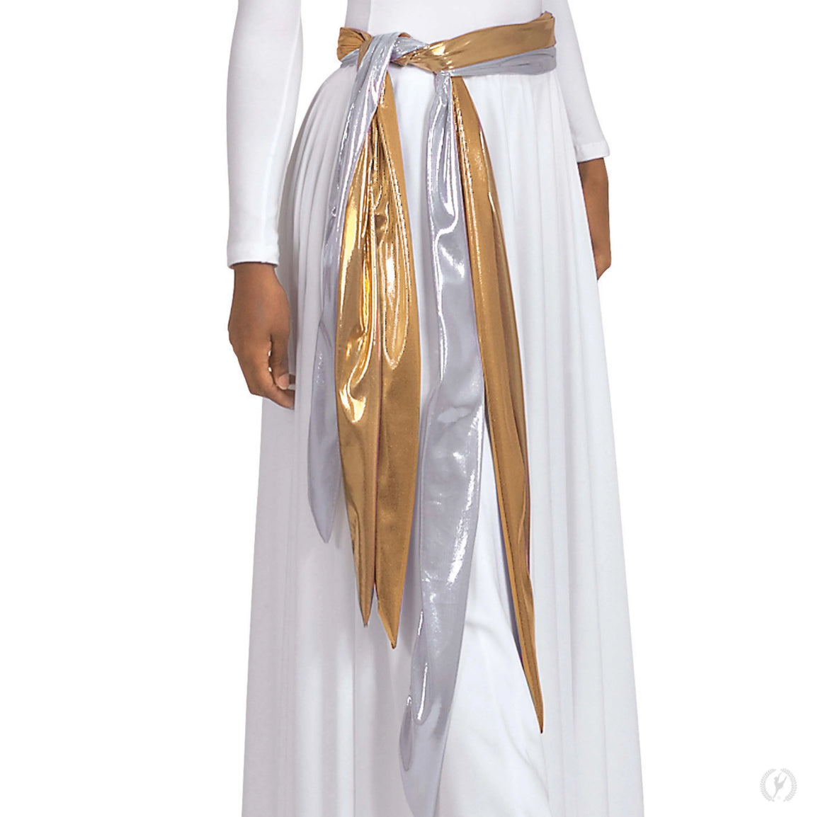 Eurotard Child Unisex Solid Metallic Praise Dance Sash