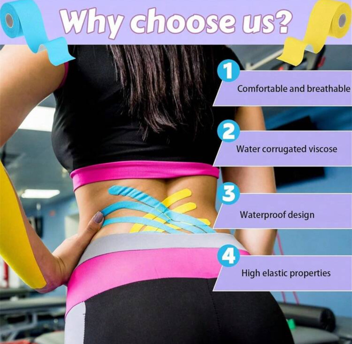 LuxeKinesiology Waterproof Tape