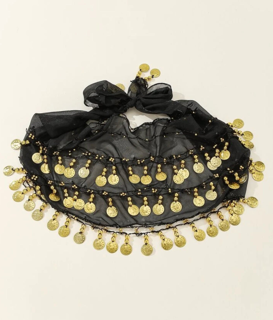Metal Mesh Belly Dance Wrap Skirt
