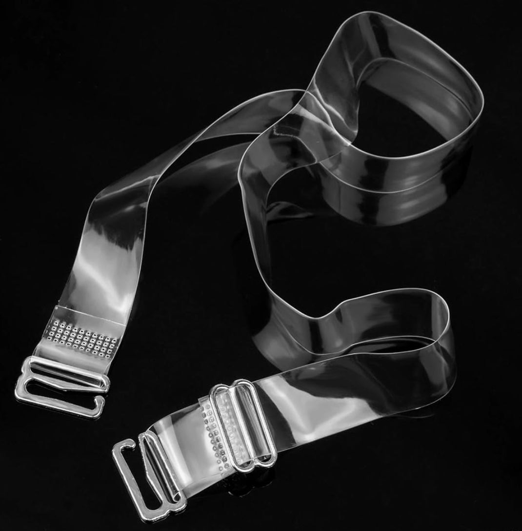 LuxeClear Bra Straps Invisible Transparent Shoulder Bra Strap Replacement