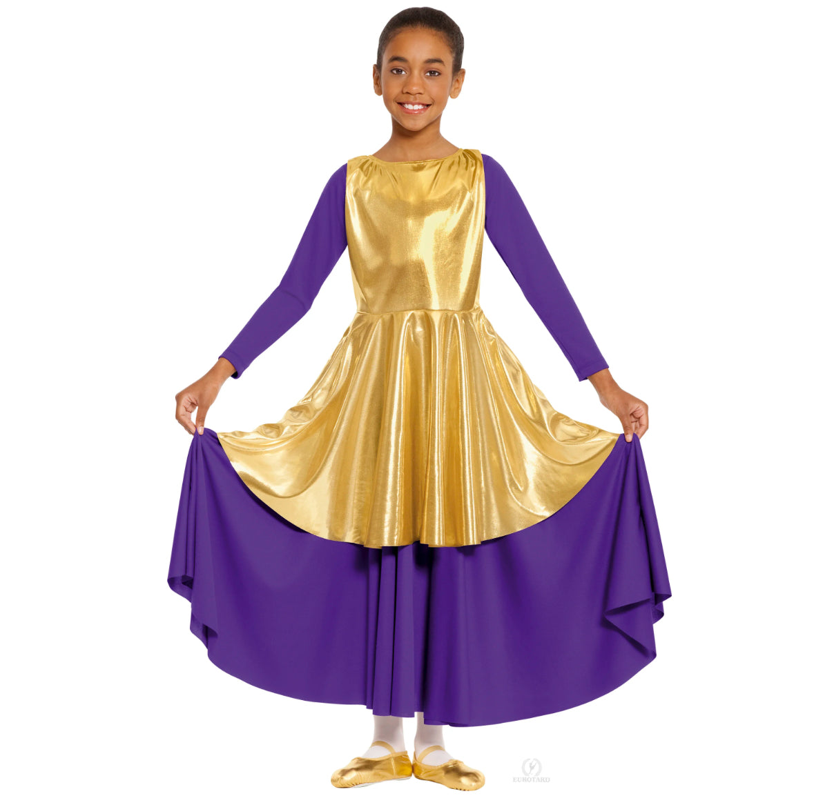 Eurotard Children’s Guiding Light Peplum Style Praise Tunic