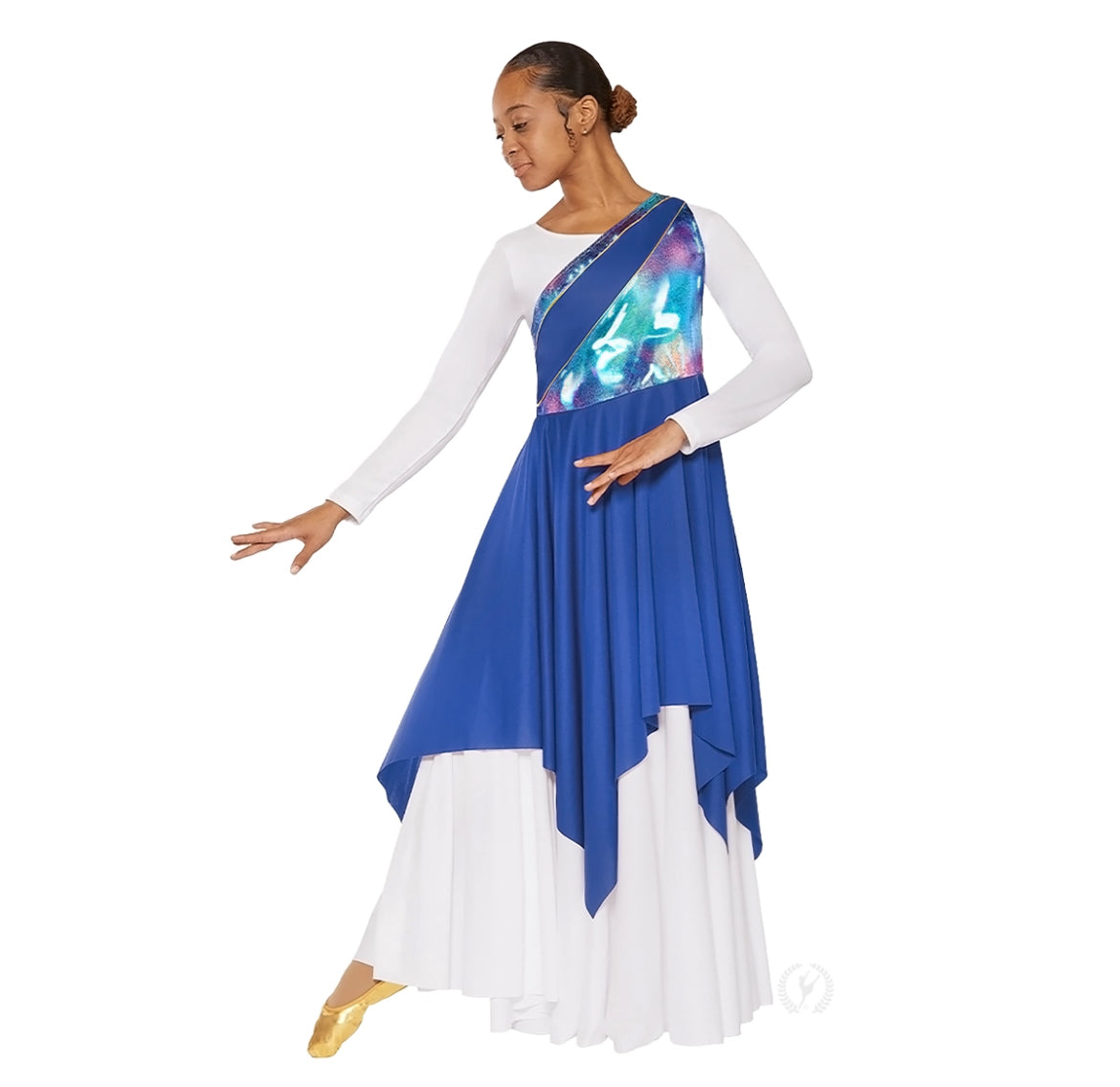 Eurotard Iridescent Asymmetrical Tunic