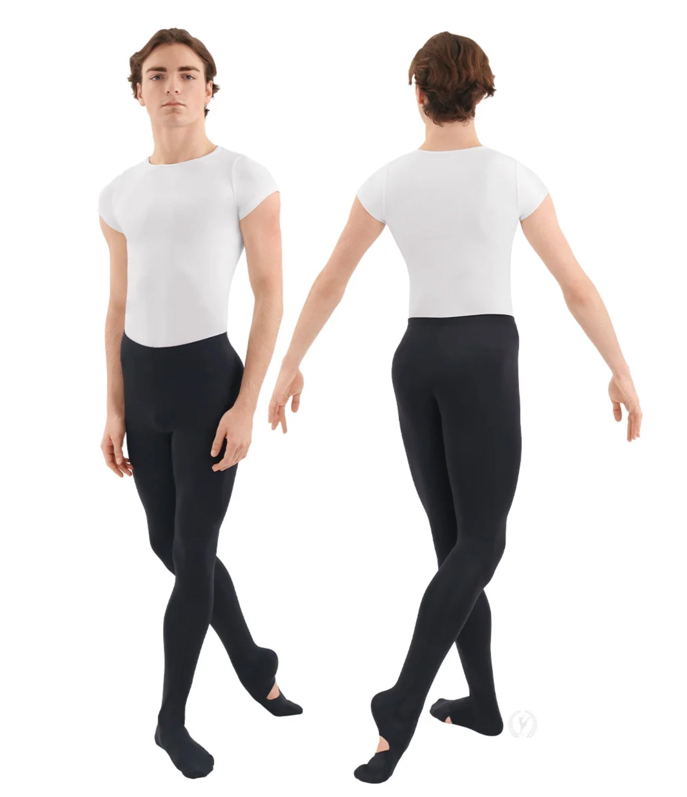 Eurotard Mens Performance Microfiber Convertible Tights