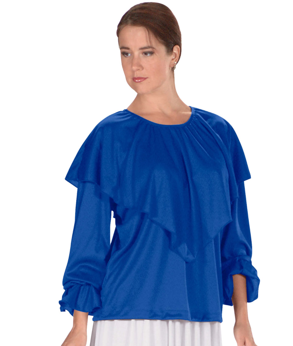 Eurotard Humble Servant Loose Fit Shawl Collar Praise Top