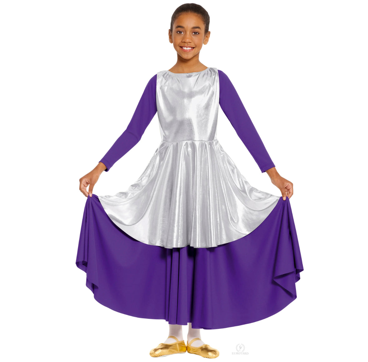 Eurotard Children’s Guiding Light Peplum Style Praise Tunic