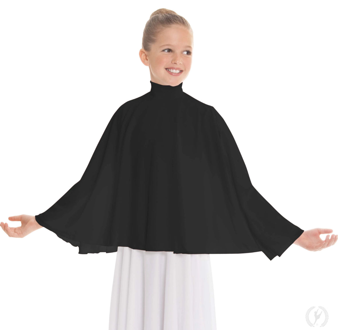 Eurotard Children’s Polyester Mock Neck Praise Cape