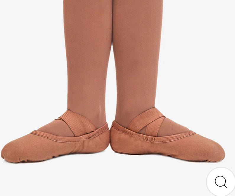 SoDanca Children’s Bliss Canvas Ballet Shoes (Suntan and Mocha)