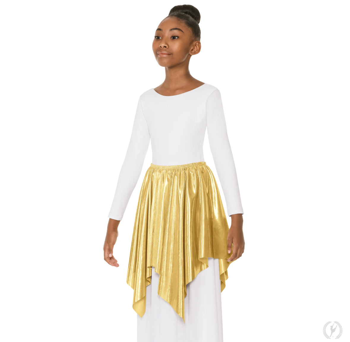 Eurotard Children’s Gold Lamé Metallic 3-in-1 Overlay