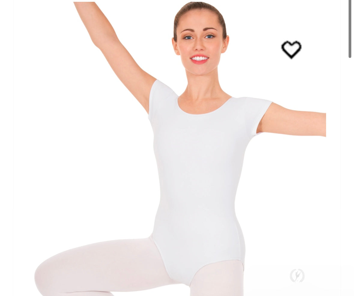 Eurotard Women’s Microfiber Short Sleeve Leotard