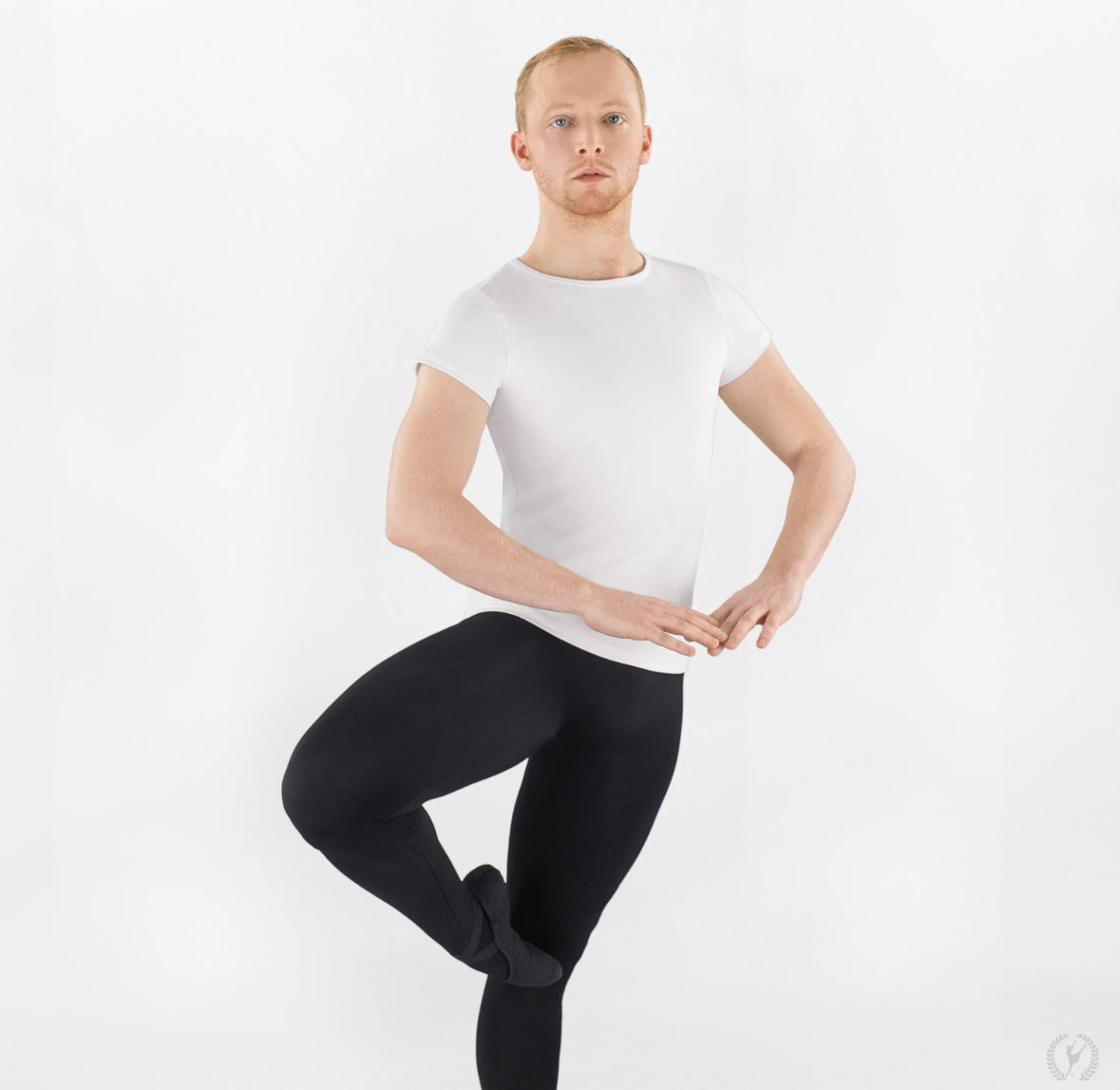 Eurotard Unisex Microfiber Crew Neck Short Sleeve Dance Top