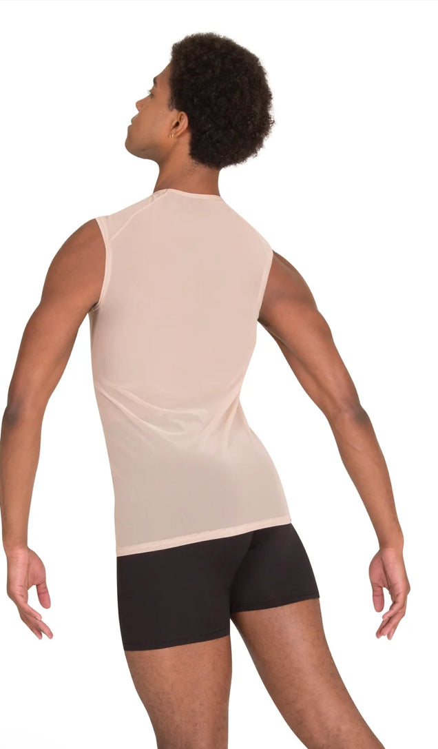 Body Wrappers Pullover Tank with Mesh Back