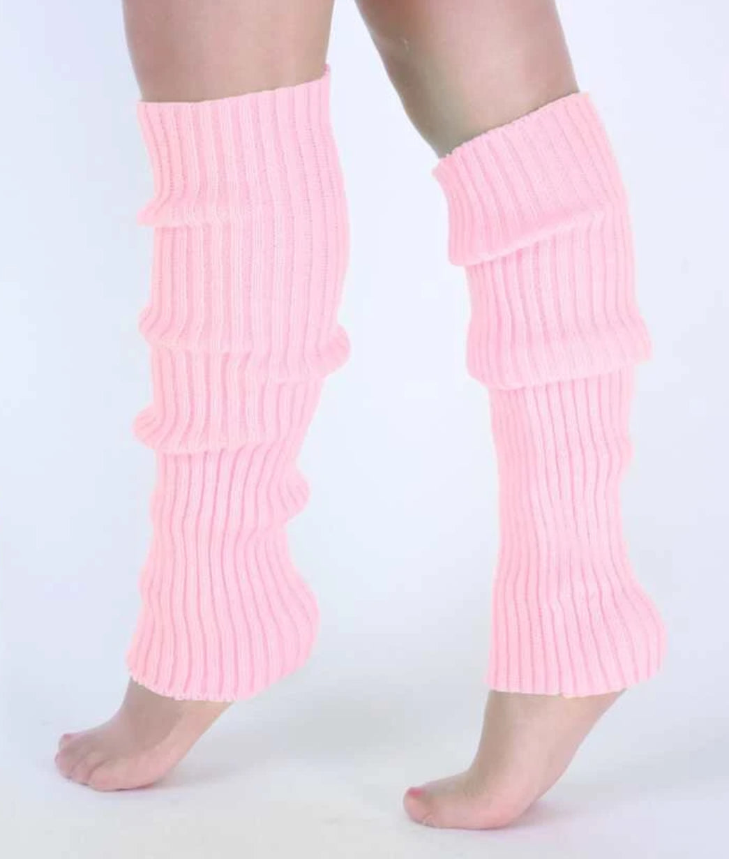 Soft Knit Ribbed Leg Warmers
