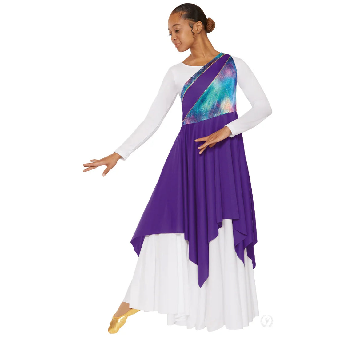 Eurotard Iridescent Asymmetrical Tunic