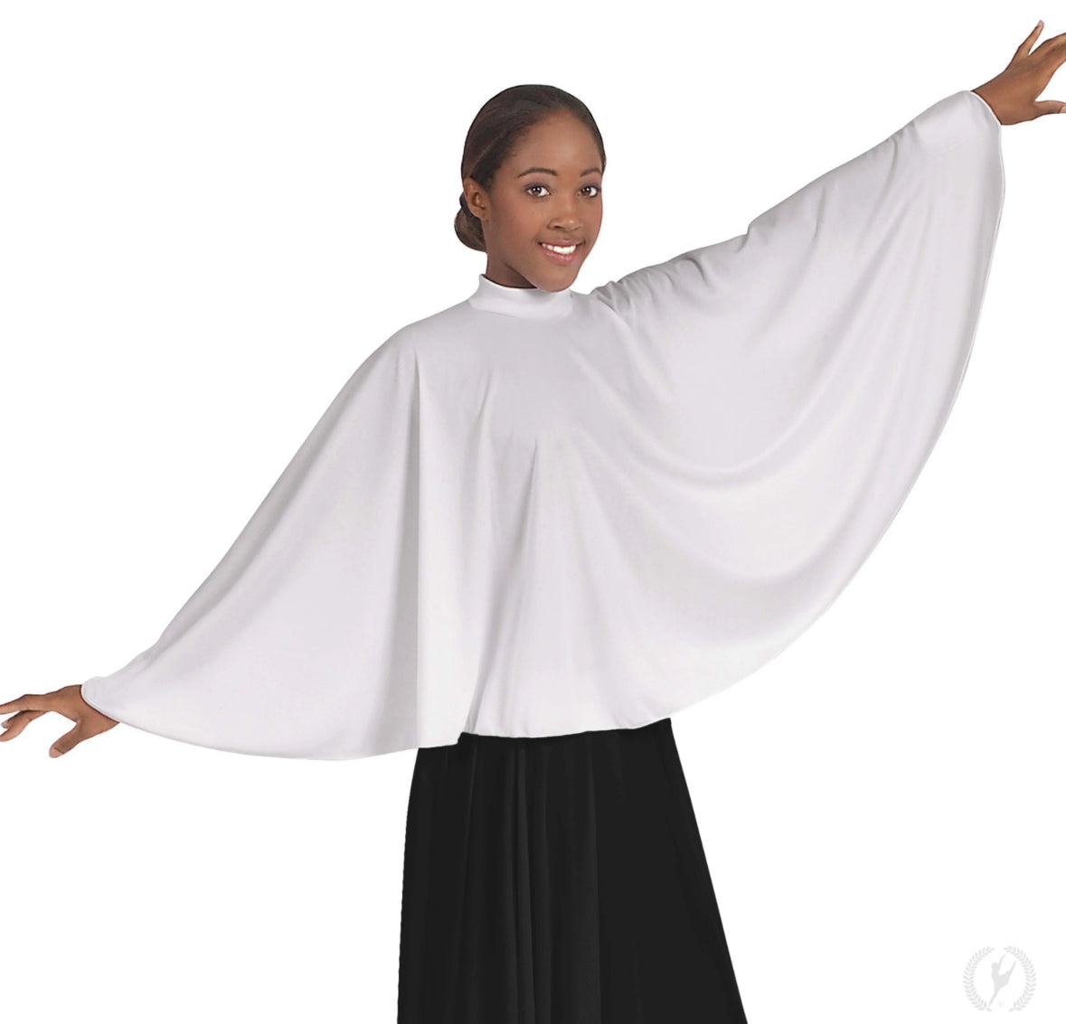 Eurotard Polyester Mock Neck Praise Cape
