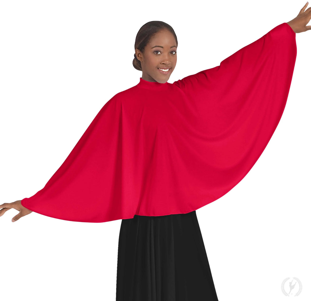 Eurotard Polyester Mock Neck Praise Cape