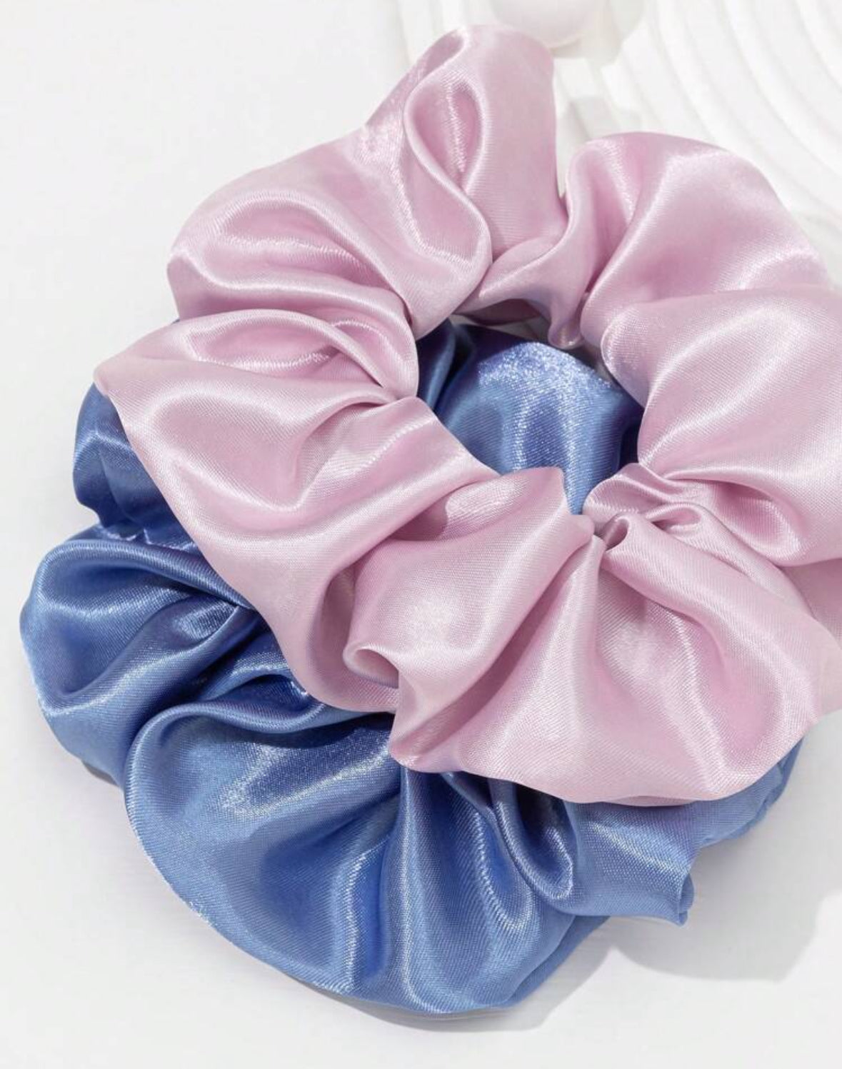 LuxeSilk Satin Scrunchies