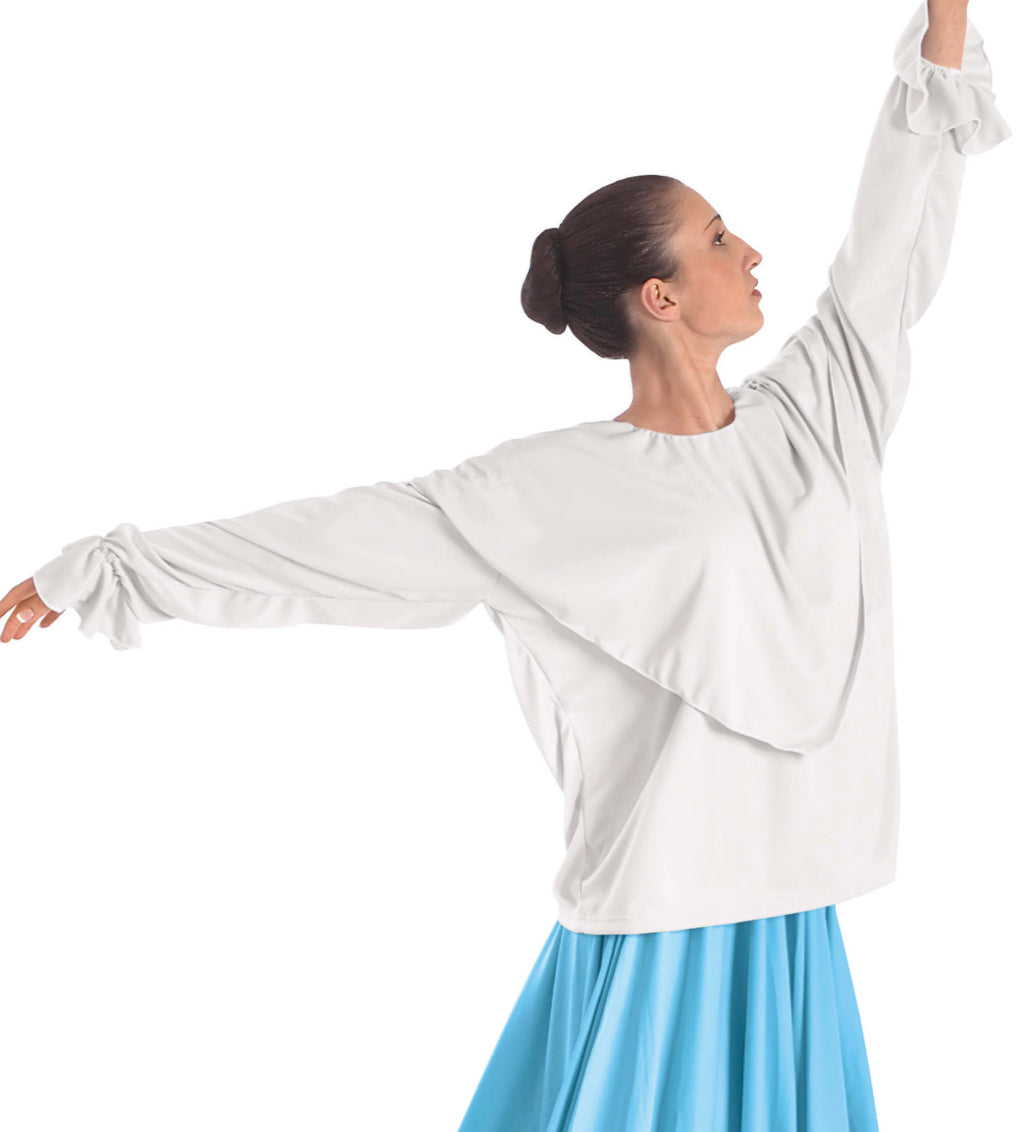 Eurotard Humble Servant Loose Fit Shawl Collar Praise Top