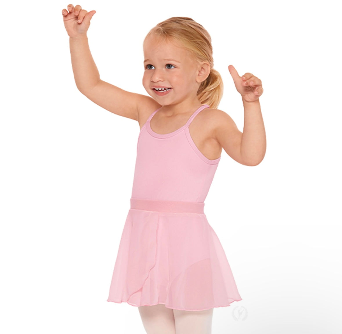 Eurotard Children’s Chiffon Mock Wrap Pull On Skirt