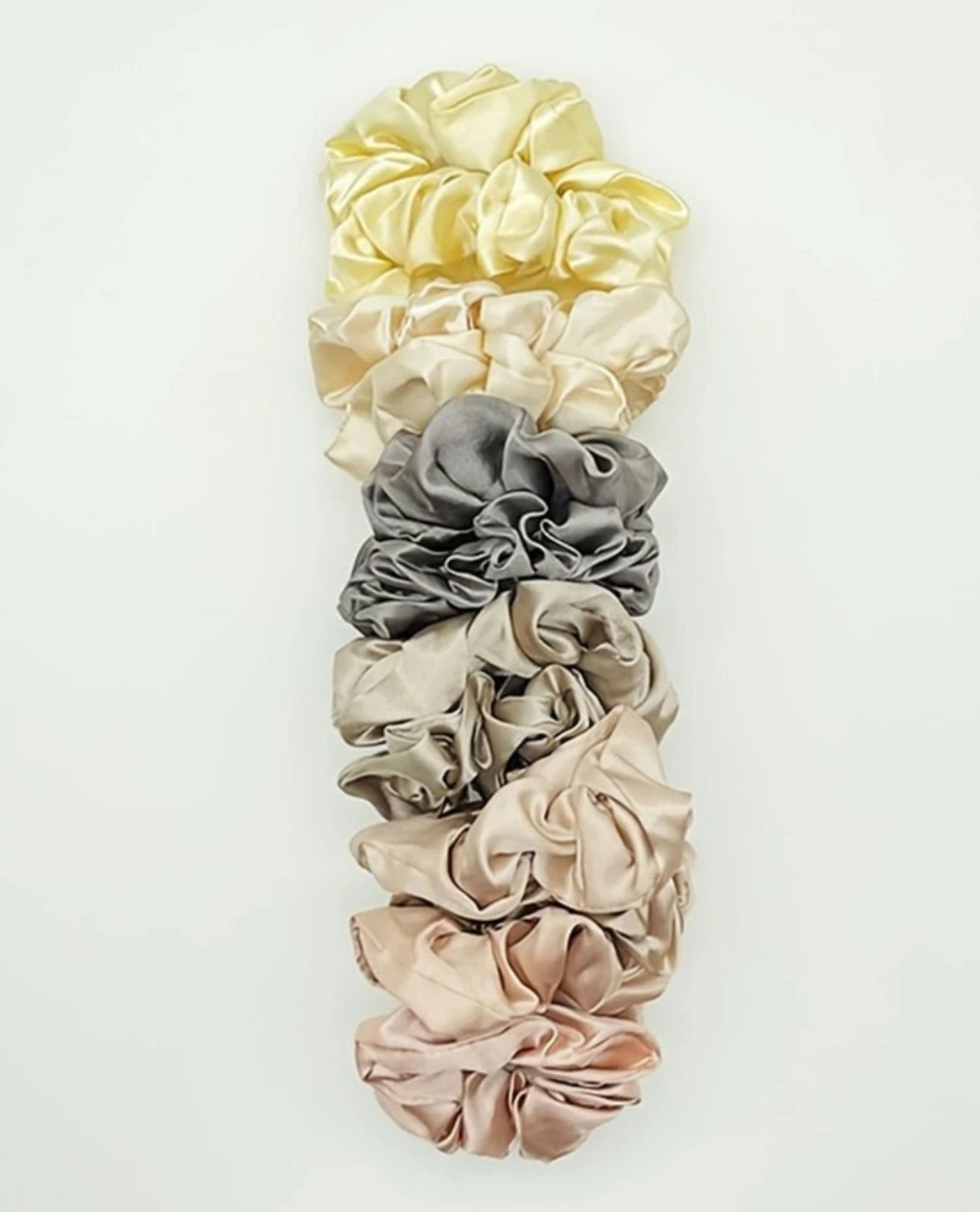 LuxeSilk Satin Scrunchies