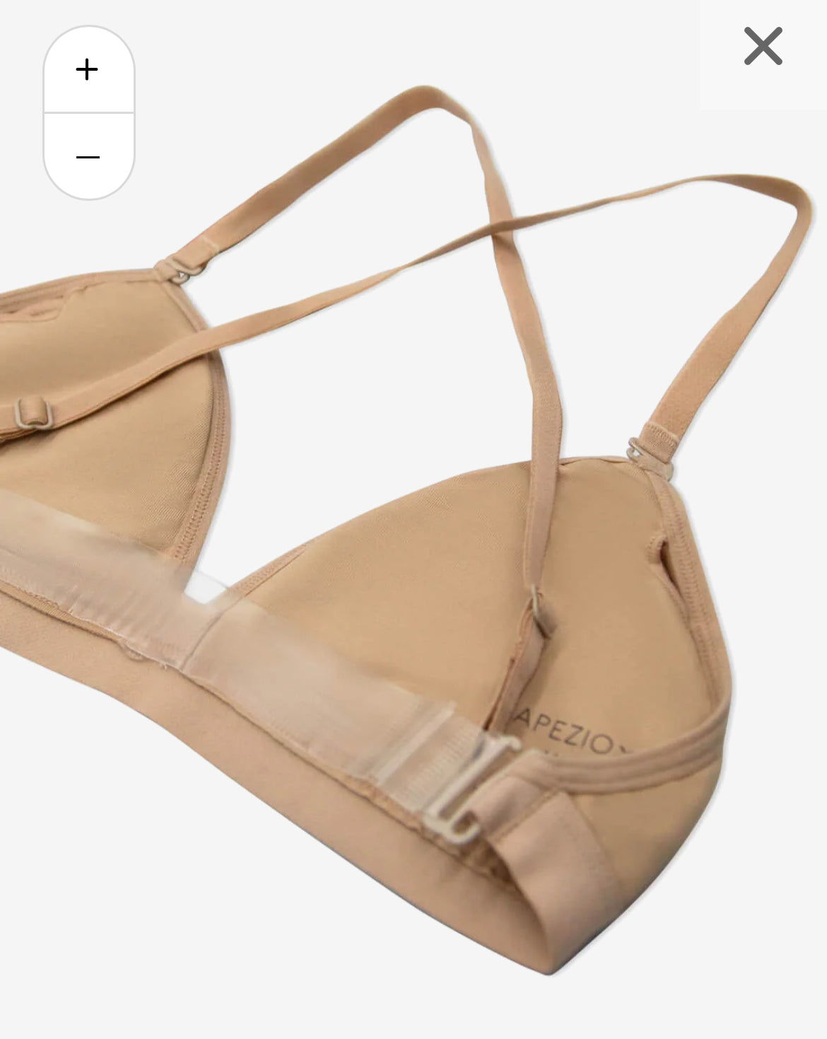 Capezio Deep Neck Clear Back Bra