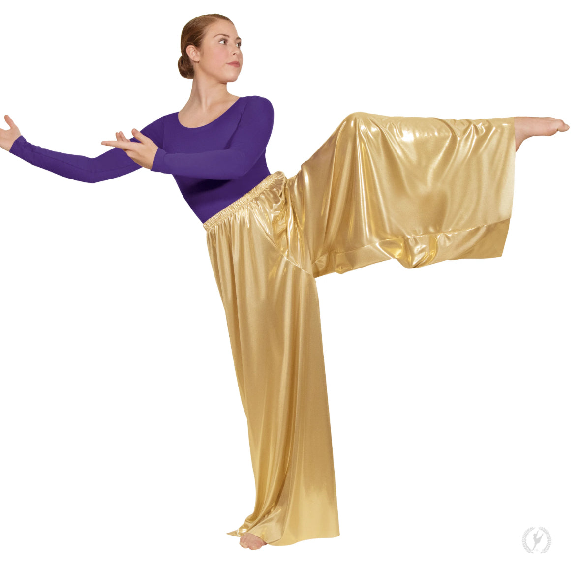 Eurotard Metallic Palazzo Pants