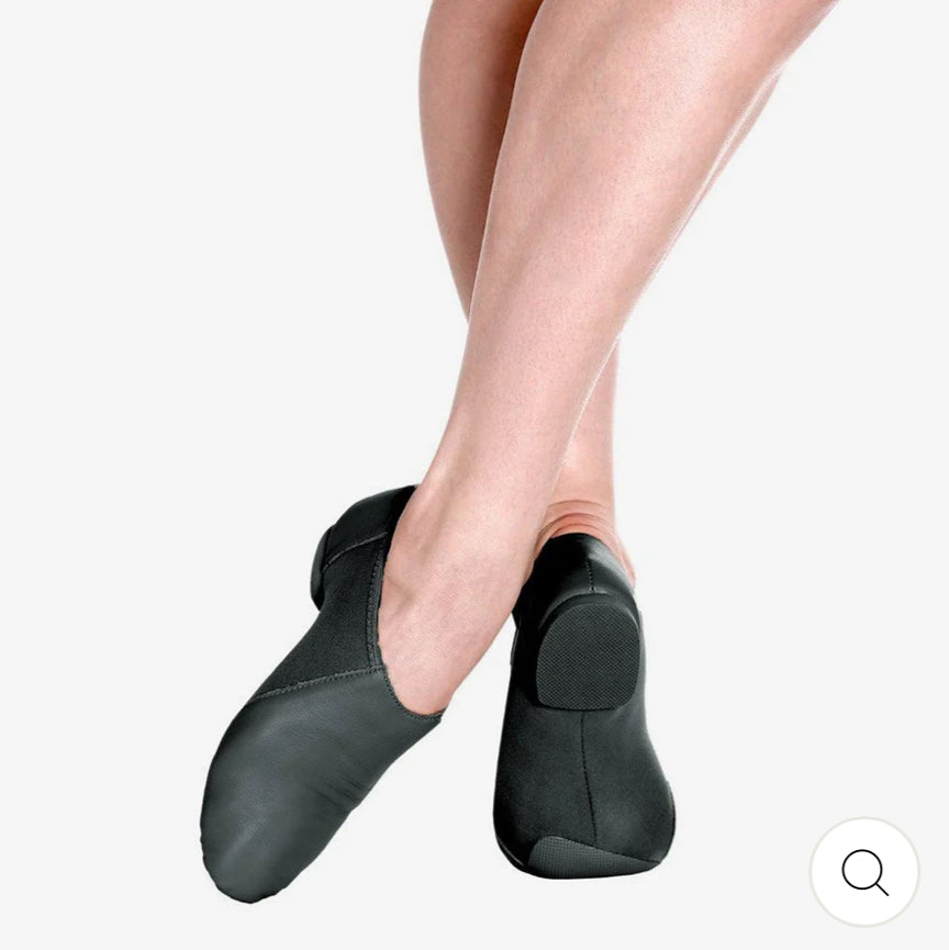 SoDanca Leather Slip on Jazz Shoe