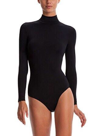 BodyWrappers Children’s Zip back Mock Turtleneck Leotard