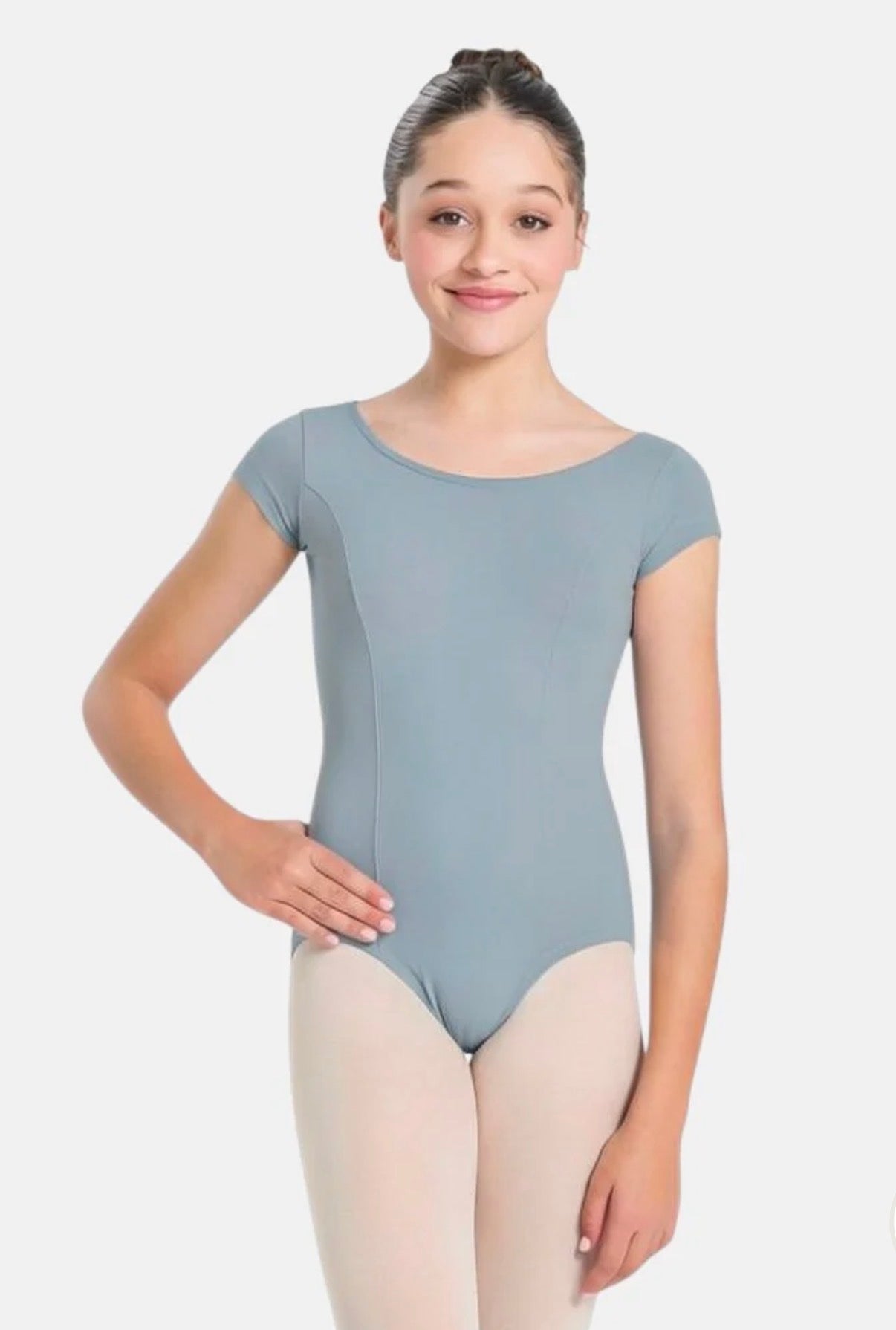 SoDanca Trissie Child Cap Sleeve Classic Leotard With Rounded Neckline (Please Read Description Before Purchasing)