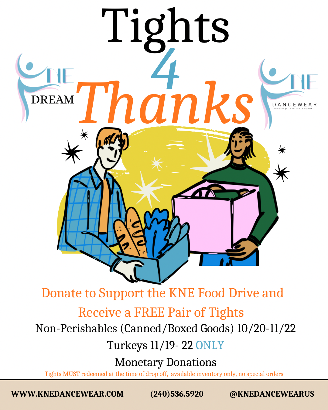 Donate to the KNE Food Drive
