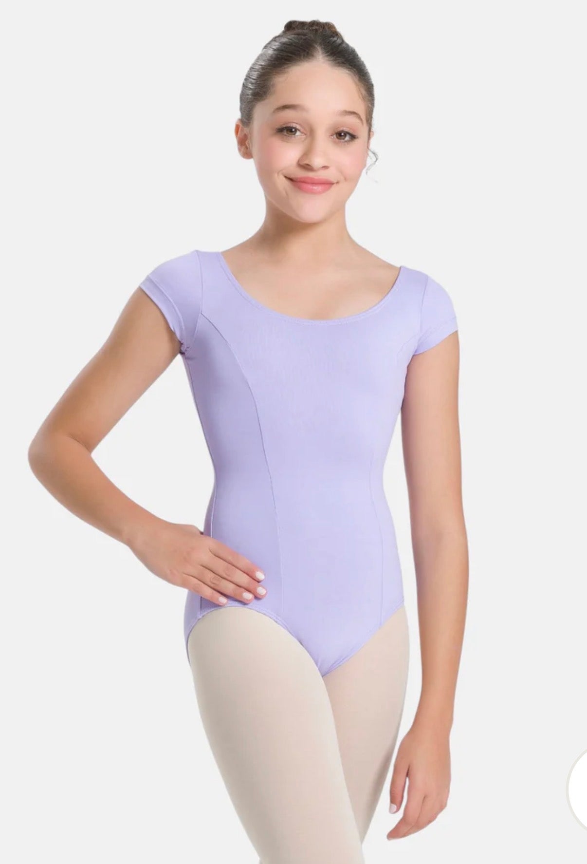 SoDanca Trissie Child Cap Sleeve Classic Leotard With Rounded Neckline (Please Read Description Before Purchasing)