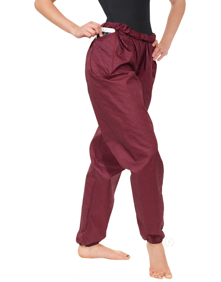 Eurotard Womens Ripstop Warm Up Pants with Pockets