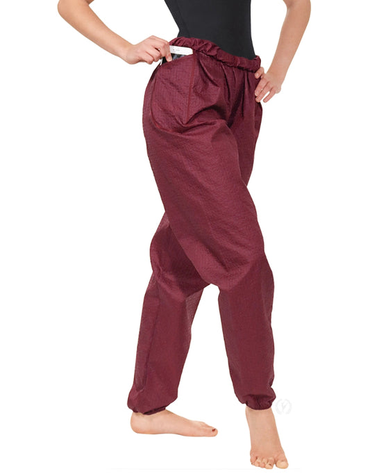 Eurotard Womens Ripstop Warm Up Pants with Pockets