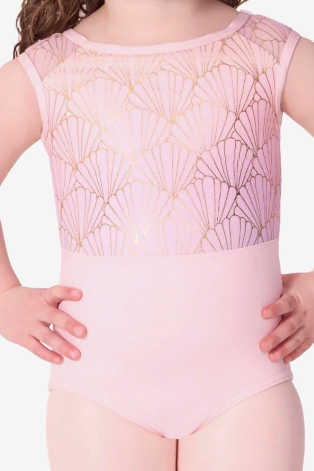 Capezio SEA STAR PEARL CAP SLEEVE LEOTARD - CHILD