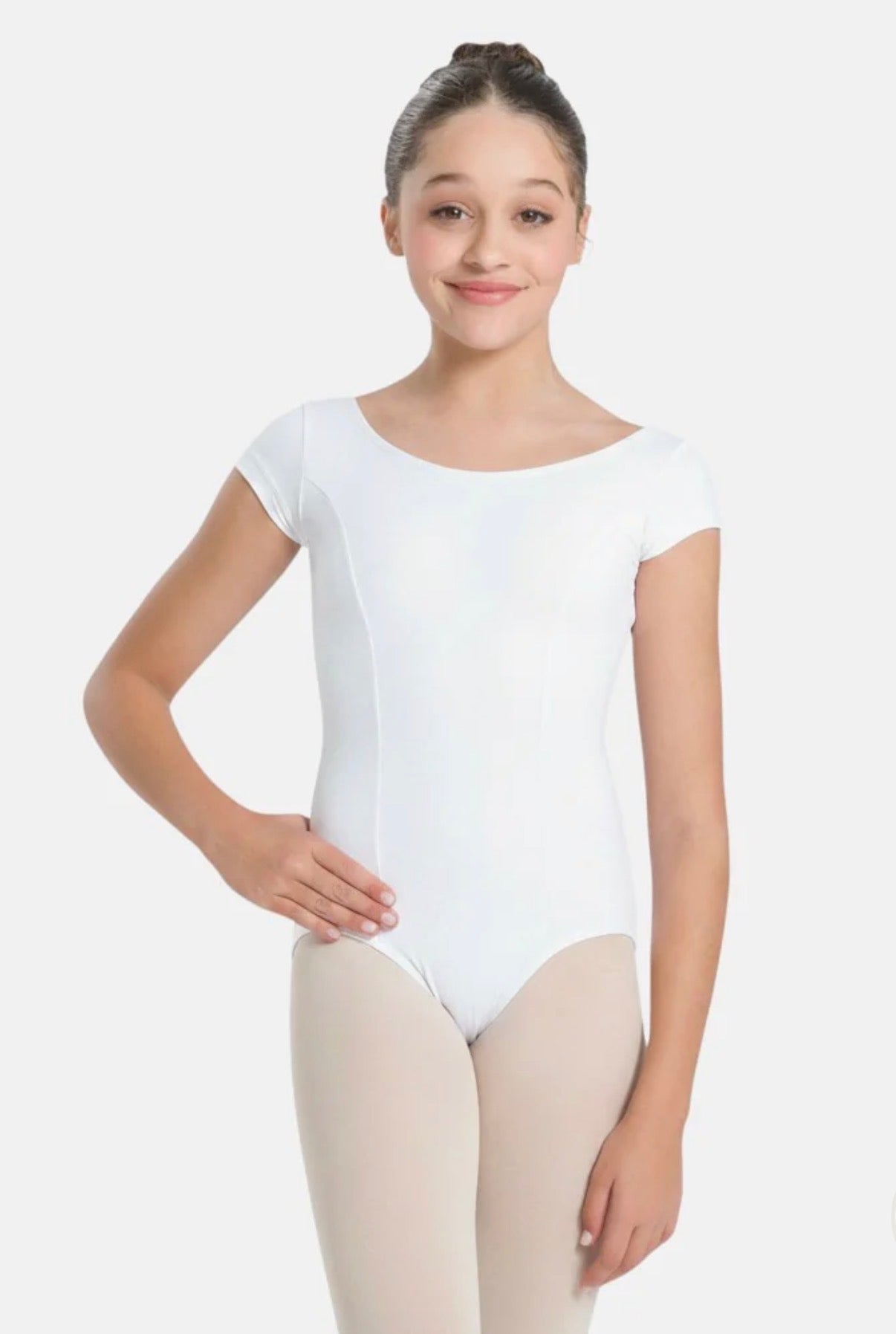 SoDanca Trissie Child Cap Sleeve Classic Leotard With Rounded Neckline (Please Read Description Before Purchasing)