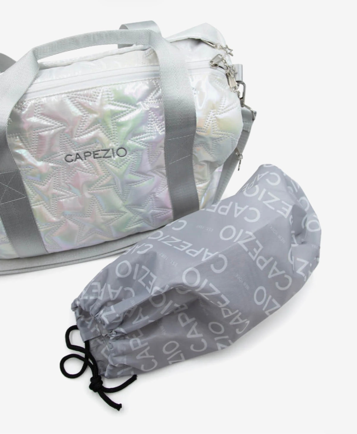 METALLIC STAR TRAVEL DUFFLE